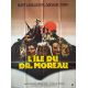 L'ILE DU DR MOREAU Affiche de film- 120x160 cm. - 1977 - Burt Lancaster, Don Taylor