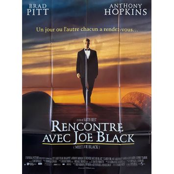 RENCONTRE AVEC JOE BLACK Affiche de film- 120x160 cm. - 1998 - Brad Pitt, Anthony Hopkins, Martin Brest