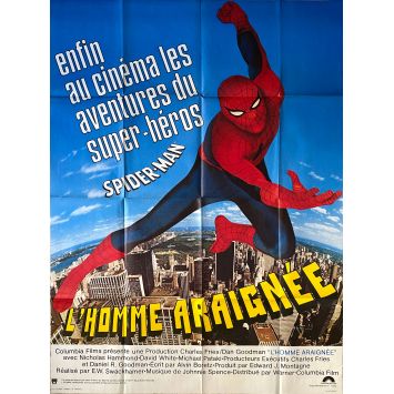 SPIDER-MAN L'HOMME ARAIGNEE Affiche de film- 120x160 cm. - 1979 - Nicholas Hammond, Ron Satlof