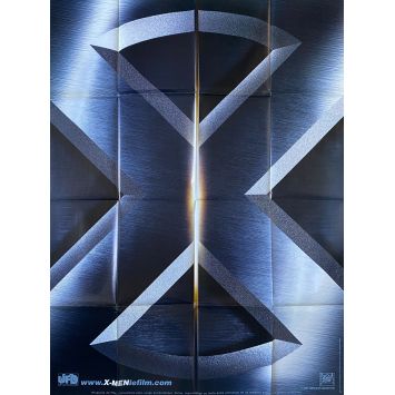 X-MEN French Movie Poster Adv. - 47x63 in. - 2000 - Bryan Singer, Hugh Jackman