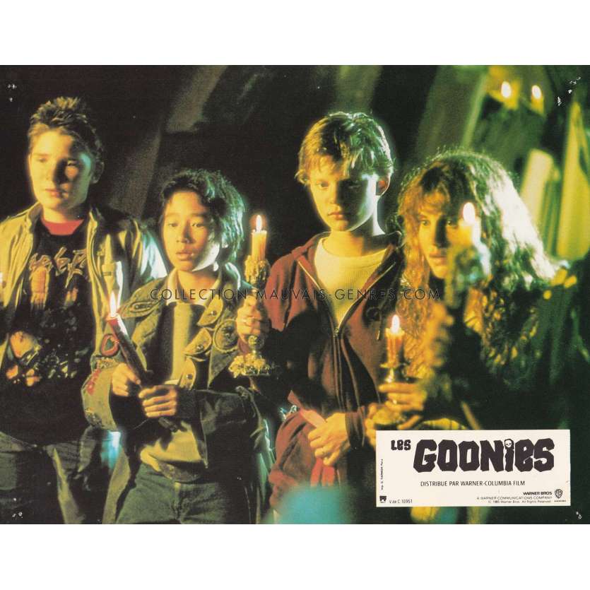 THE GOONIES French Lobby Card N03 - 9x12 in. - 1985 - Richard Donner, Sean Astin