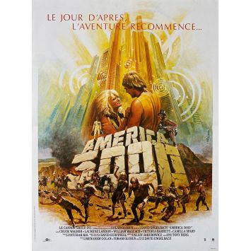 AMERICA 3000 French Movie Poster- 15x21 in. - 1986 - David Engelbach, Chuck Wagner