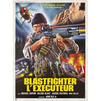 BLASTFIGHTER French Movie Poster- 15x21 in. - 1984 - Lamberto Bava, Michael Sopkiw