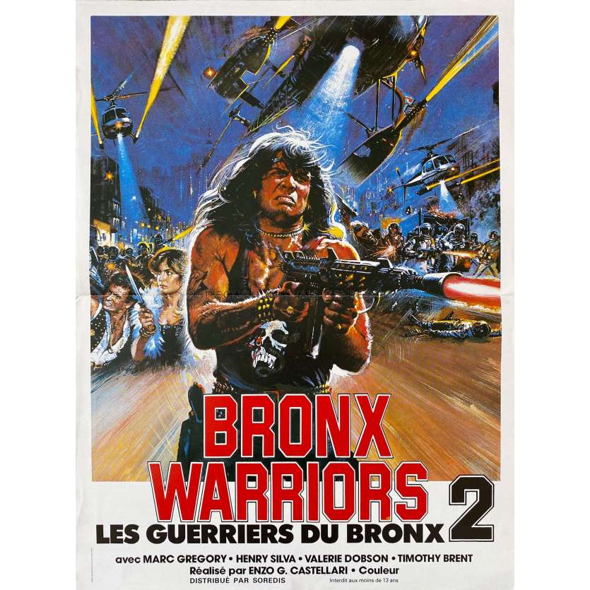 LES GUERRIERS DU BRONX 2 Affiche de film- 40x54 cm. - 1983 - Mark Gregory, Henry Silva, Enzo G. Castellari