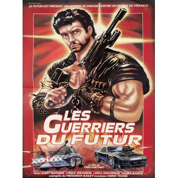 WHEELS OF FIRE French Movie Poster- 15x21 in. - 1985 - Cirio H. Santiago, Gary Watkins