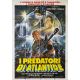 ATLANTIS INTERCEPTORS Italian Movie Poster- 39x55 in. - 1983 - Ruggero Deodato, Christopher Connelly