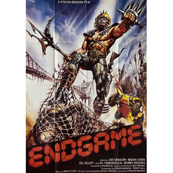 ENDGAME Italian Movie Poster Inter vs. - 39x55 in. - 1983 - Joe D'Amato, Laura Gemser