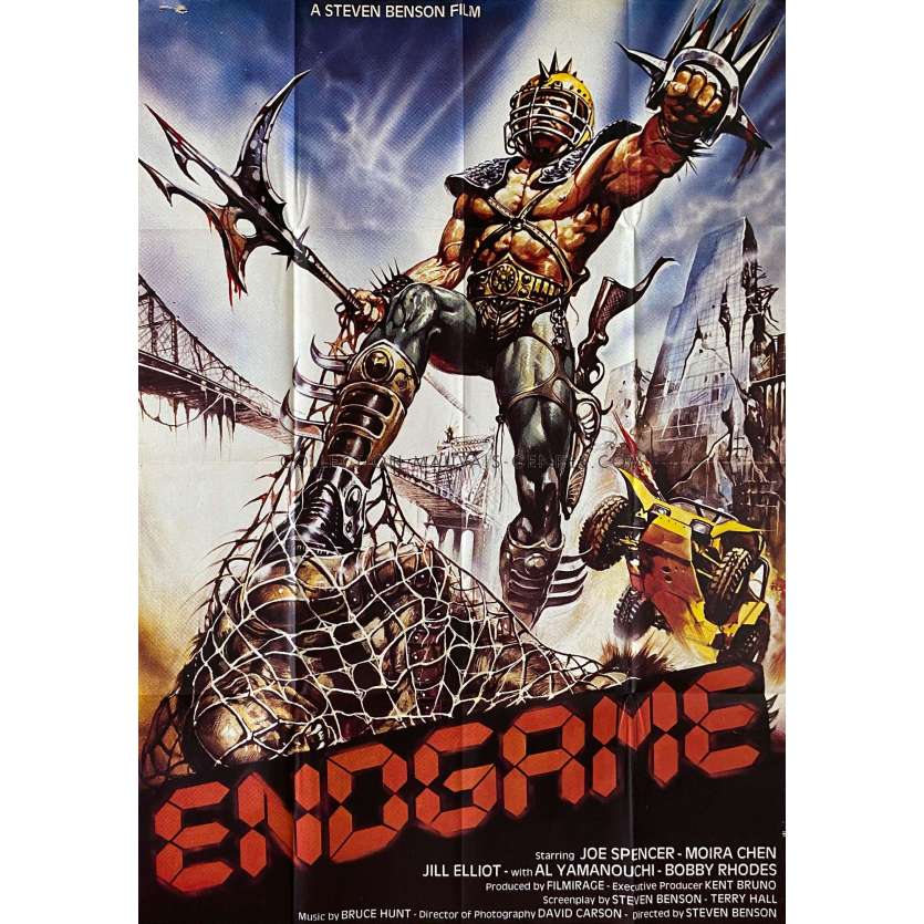 ENDGAME Italian Movie Poster Inter vs. - 39x55 in. - 1983 - Joe D'Amato, Laura Gemser