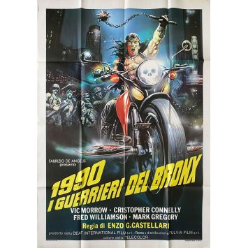 1990: THE BRONX WARRIORS Italian Movie Poster- 39x55 in. - 1982 - Enzo G. Castellari, Mark Gregory