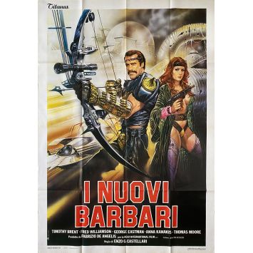 LES NOUVEAUX BARBARES Affiche de film- 100x140 cm. - 1983 - Fred Williamson, Enzo G. Castellari