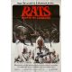 RATS Italian Movie Poster- 39x55 in. - 1984 - Bruno Mattei, Massimo Vanni