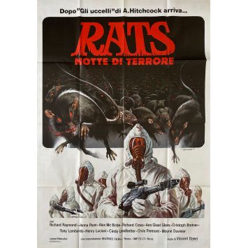 RATS Italian Movie Poster- 39x55 in. - 1984 - Bruno Mattei, Massimo Vanni