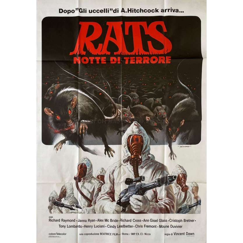 LES RATS DE MANHATTAN Affiche de film- 100x140 cm. - 1984 - Massimo Vanni, Bruno Mattei