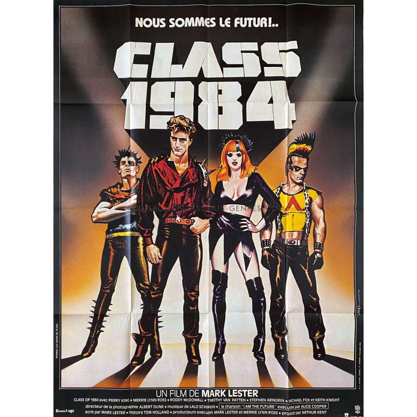 CLASS OF 1984 French Movie Poster- 47x63 in. - 1982 - Mark Lester, Perry King
