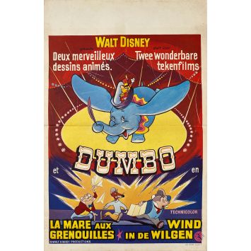 DUMBO Affiche de film- 35x55 cm. - 1941/R1970 - Sterling Holloway, Walt Disney