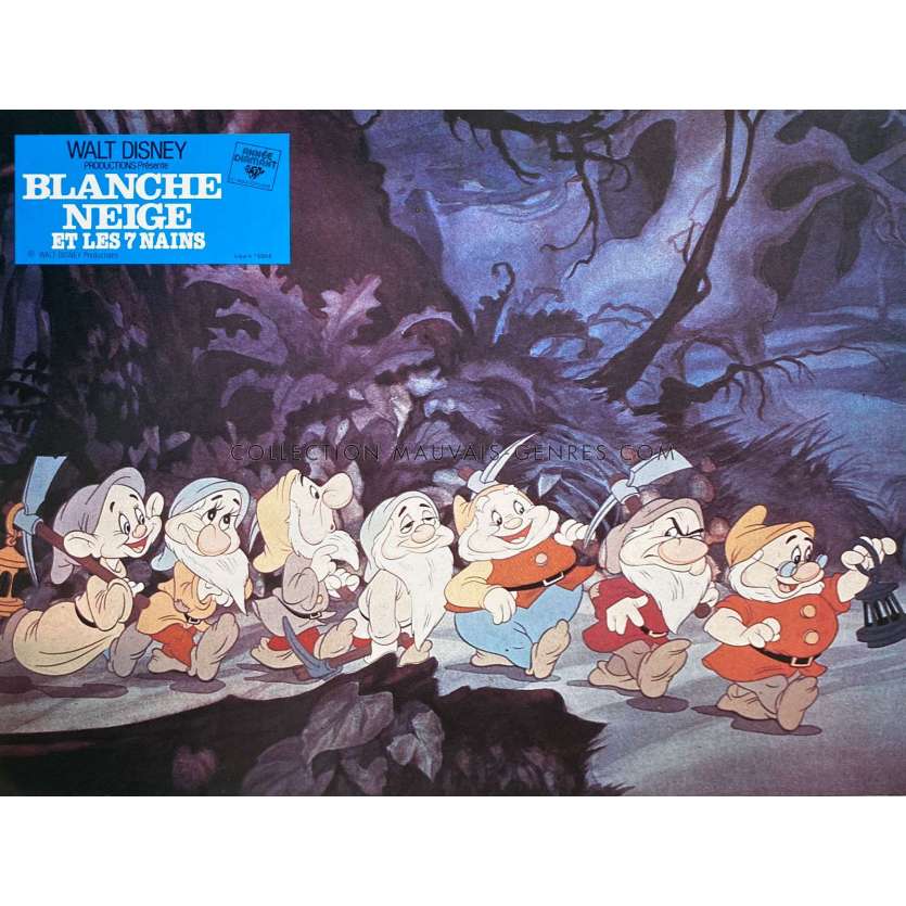 BLANCHE NEIGE ET LES SEPT NAINS Photo de film N02 - 21x30 cm. - 1937/R1973 - Adriana Caselotti, Walt Disney