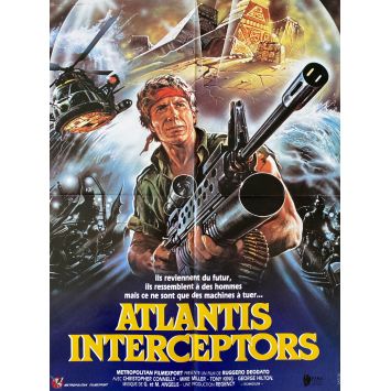 ATLANTIS INTERCEPTORS Affiche de film- 45x65 cm. - 1983 - Christopher Connelly, Ruggero Deodato