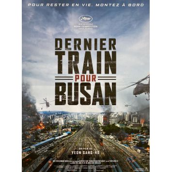 TRAIN TO BUSAN French Movie Poster- 15x21 in. - 2016 - Sang-ho Yeon, Gong Yoo