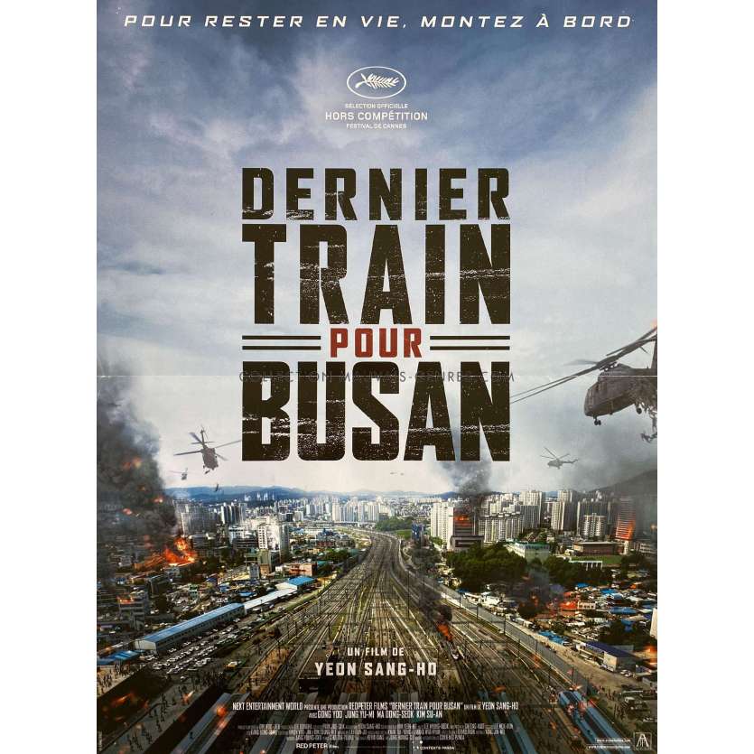 LE DERNIER TRAIN POUR BUSAN Affiche de film- 40x54 cm. - 2016 - Gong Yoo, Sang-ho Yeon