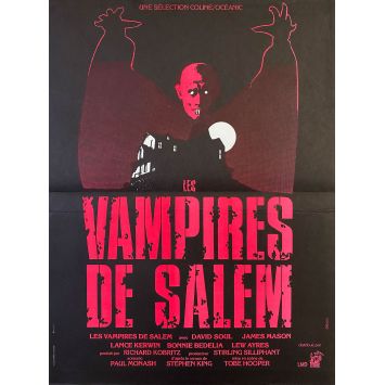 LES VAMPIRES DE SALEM Affiche de film Mod rouge - 40x54 cm. - 1979 - David Soul, Tobe Hooper