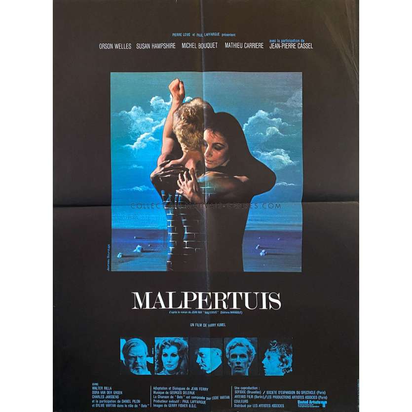 MALPERTUIS Affiche de film- 60x80 cm. - 1971 - Orson Welles, Harry Kümel