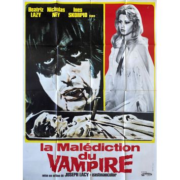LA MALEDICTION DU VAMPIRE Affiche de film- 120x160 cm. - 1967 - Lex Barker, Harald Reinl