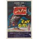 CAT GIRL US Movie Poster- 27x41 in. - 1957 - Alfred Shaughnessy, Barbara Shelley