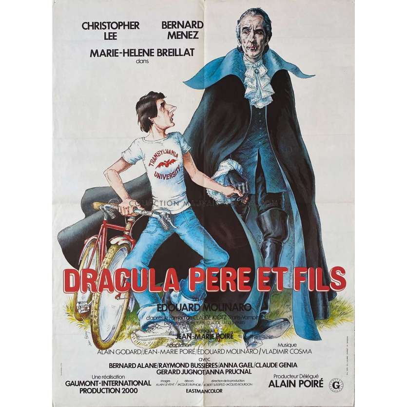DRACULA PERE ET FILS Affiche de film- 60x80 cm. - 1976 - Christopher Lee, Edouard Molinaro