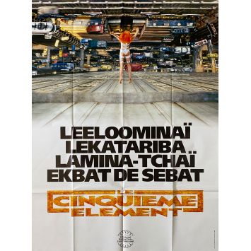 5TH ELEMENT French Movie Poster- 47x63 in. - 1997 - Luc Besson, Bruce Willis