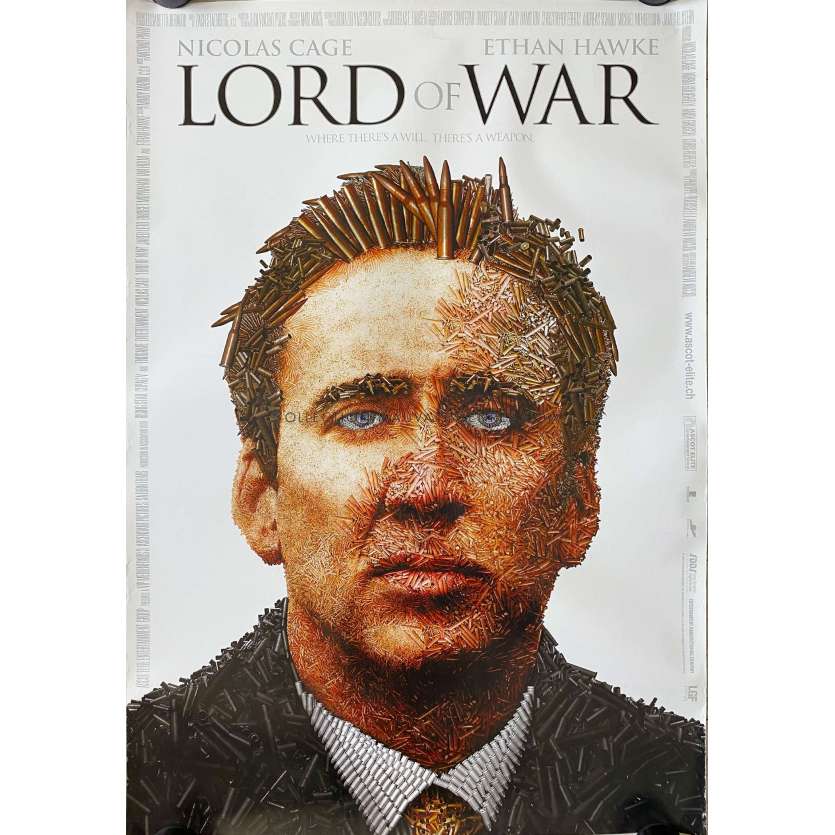 LORD OF WAR Affiche de film- 69x102 cm. - 2005 - Nicolas Cage, Andrew Niccol