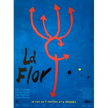 LA FLOR Affiche de film- 40x54 cm. - 2019 - Elisa Carricajo, Mariano Llinás