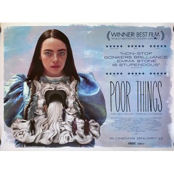 PAUVRES CREATURES Affiche de film Style A - 76x102 cm. - 2023 - Emma Stone, Yorgos Lanthimos