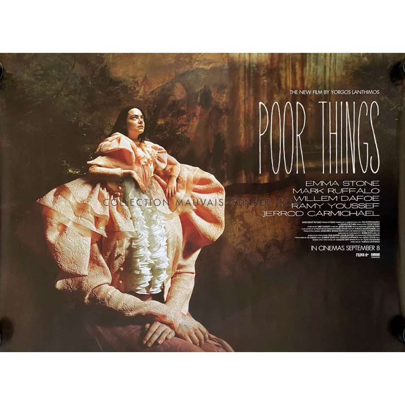 PAUVRES CREATURES Affiche de film Style B - 76x102 cm. - 2023 - Emma Stone, Yorgos Lanthimos
