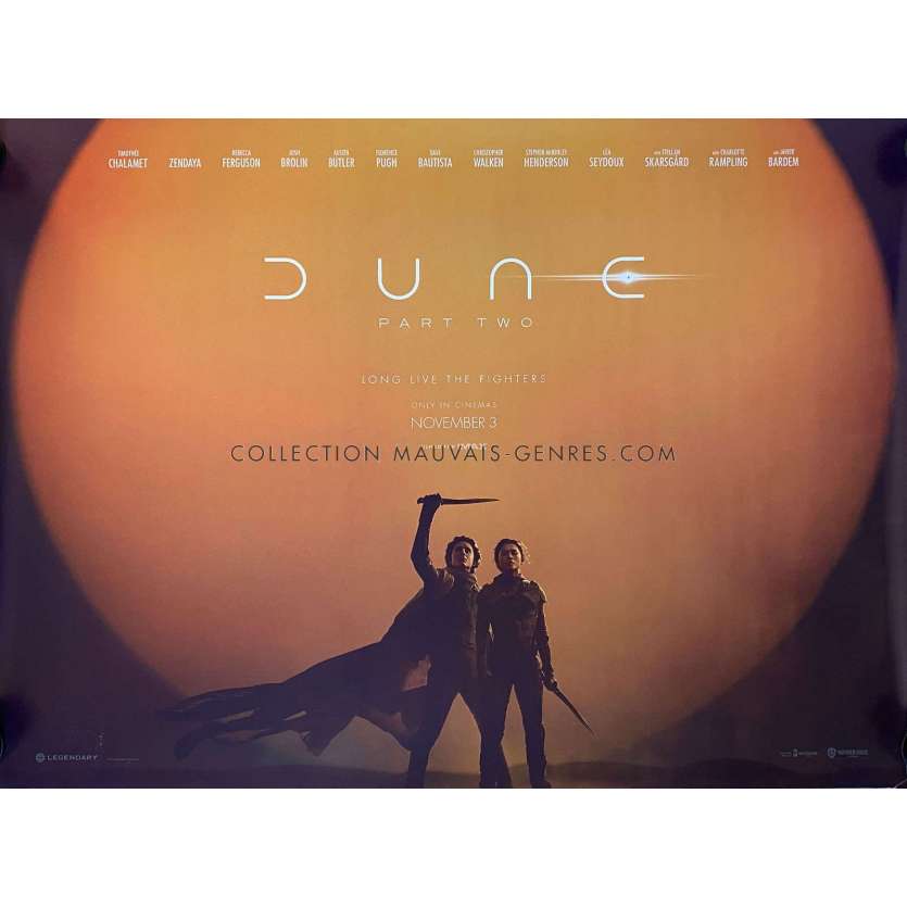 DUNE: DEUXIEME PARTIE Affiche de film- 76x102 cm. - 2024 - Timothée Chalamet, Denis Villeneuve