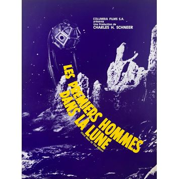 LES PREMIERS HOMMES SUR LA LUNE Synopsis 4p - 24x30 cm. - 1964 - Edward Judd, Nathan Juran
