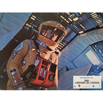 2001 A SPACE ODYSSEY French Lobby Card N02 - 9x12 in. - 1968/R1970 - Stanley Kubrick, Keir Dullea