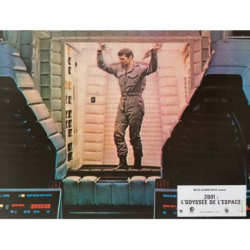 2001 A SPACE ODYSSEY French Lobby Card N04 - 9x12 in. - 1968/R1970 - Stanley Kubrick, Keir Dullea