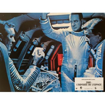 2001 A SPACE ODYSSEY French Lobby Card N05 - 9x12 in. - 1968/R1970 - Stanley Kubrick, Keir Dullea