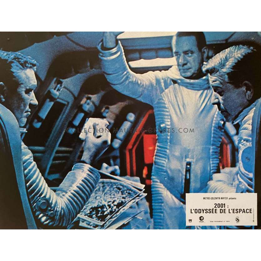 2001 A SPACE ODYSSEY French Lobby Card N05 - 9x12 in. - 1968/R1970 - Stanley Kubrick, Keir Dullea