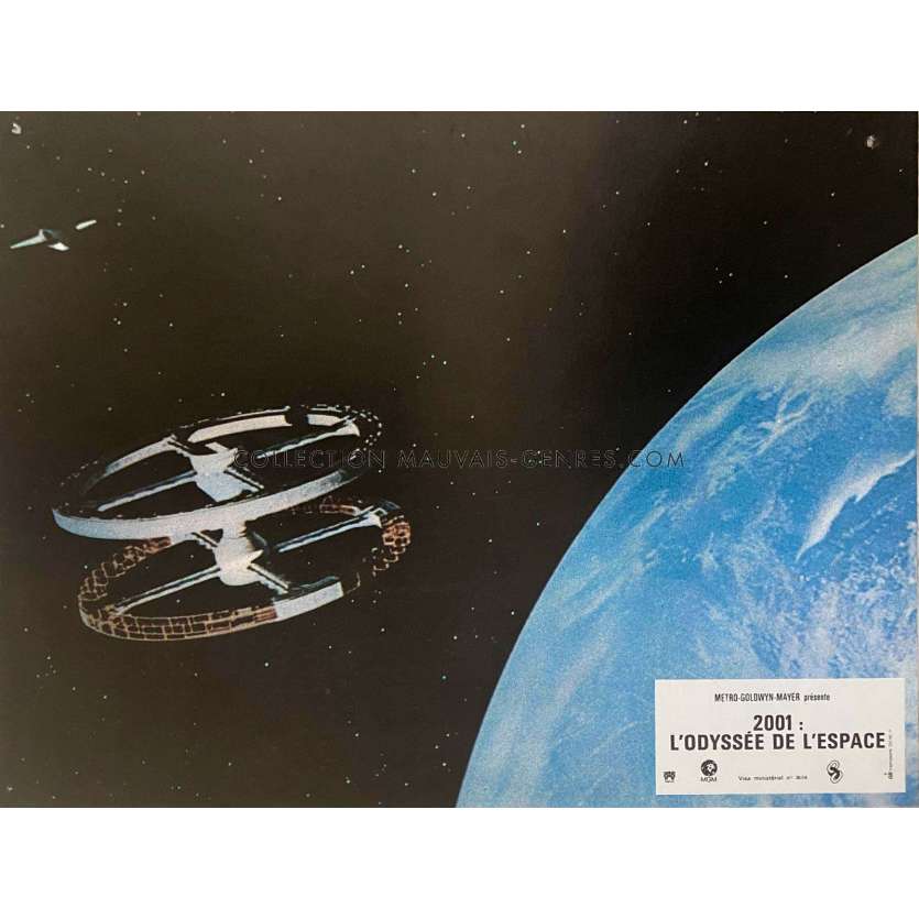 2001 A SPACE ODYSSEY French Lobby Card N07 - 9x12 in. - 1968/R1970 - Stanley Kubrick, Keir Dullea