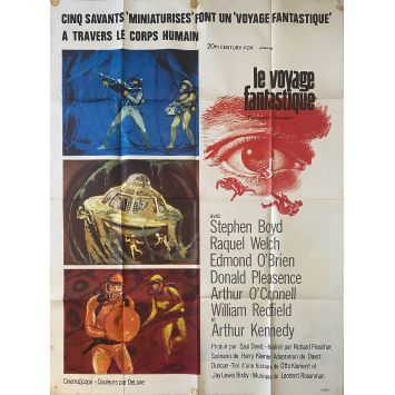FANTASTIC VOYAGE French Movie Poster- 47x63 in. - 1966 - Richard Fleisher, Rachel Welch