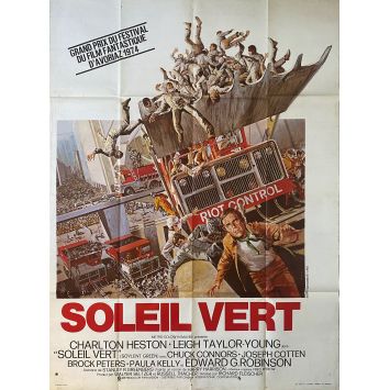 SOYLENT GREEN French Movie Poster- 47x63 in. - 1973 - Richard Fleisher, Charlton Heston