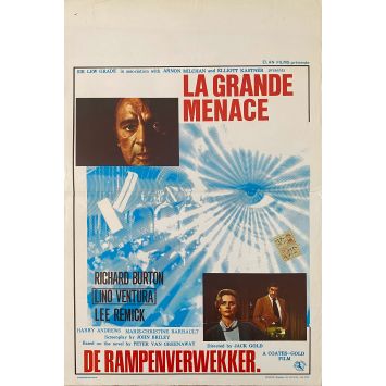 THE MEDUSA TOUCH Belgian Movie Poster- 14x21 in. - 1978 - Jack Gold, Richard Burton