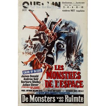 LES MONSTRES DE L'ESPACE Affiche de film- 35x55 cm. - 1967 - James Donald, Roy Ward Baker