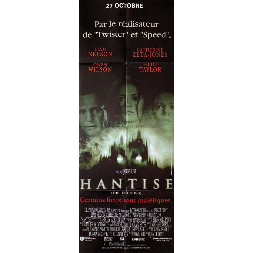 HANTISE Affiche de film- 60x160 cm. - 1999 - Liam Neeson, Jan de Bont