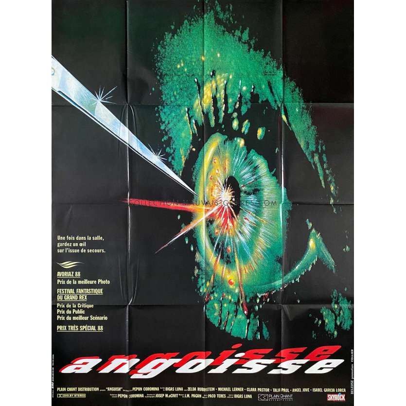 ANGUISH French Movie Poster- 47x63 in. - 1987 - Bigas Luna, Zelda Rubinstein