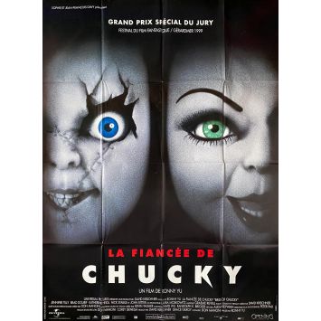 BRIDE OF CHUCKY French Movie Poster- 47x63 in. - 1998 - Ronny Yu, Jennifer Tilly, Brad Dourif