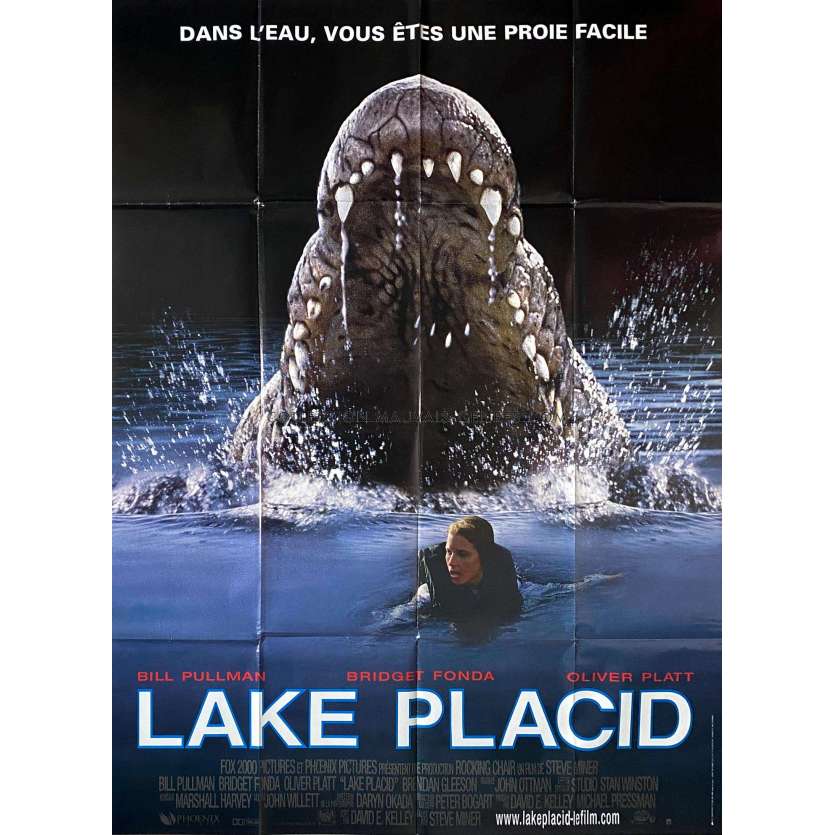LAKE PLACID French Movie Poster- 47x63 in. - 1999 - Steve Miner, Bridget Fonda