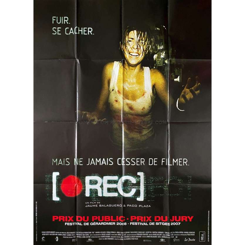 REC Affiche de film- 120x160 cm. - 2007 - Manuela Velasco, Jaume Balagueró