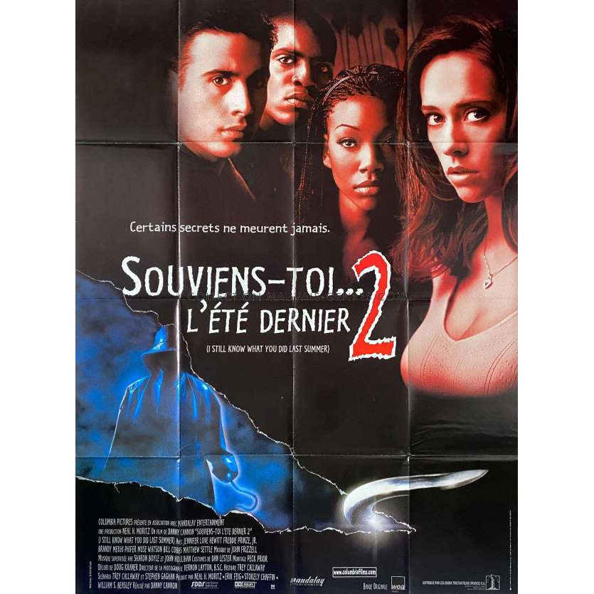 SOUVIENS-TOI L'ETE DERNIER 2 Affiche de film- 120x160 cm. - 1998 - Jennifer Love Hewitt, Danny Cannon
